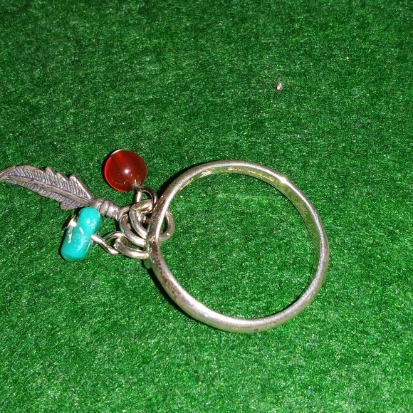 Vintage native American sterling ring - Picture 2 of 3